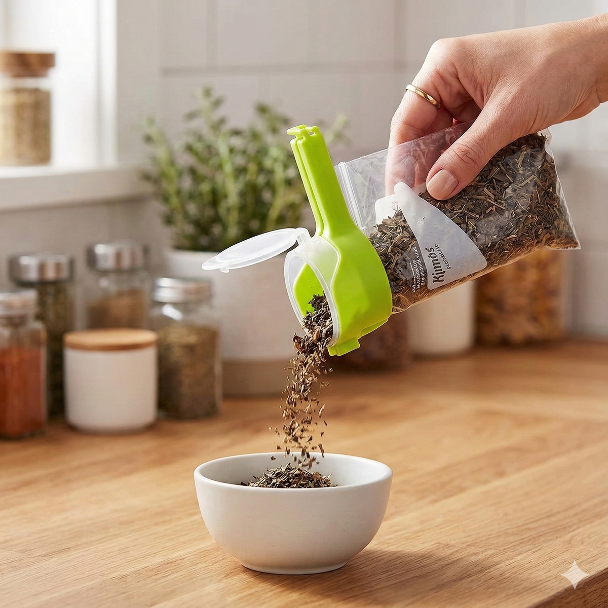CLIP SELLADOR PRO (4 unidades): Vertido exacto para una cocina siempre impecable y organizada ¡Efectividad garantizada!