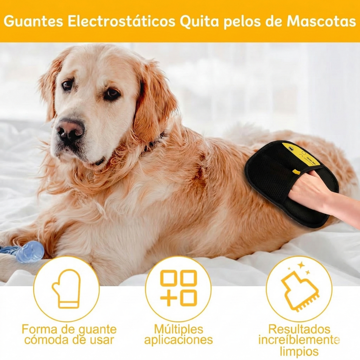 ELECTROGLOVE PRO: El Guante Quita Pelos Reutilizable Definitivo
