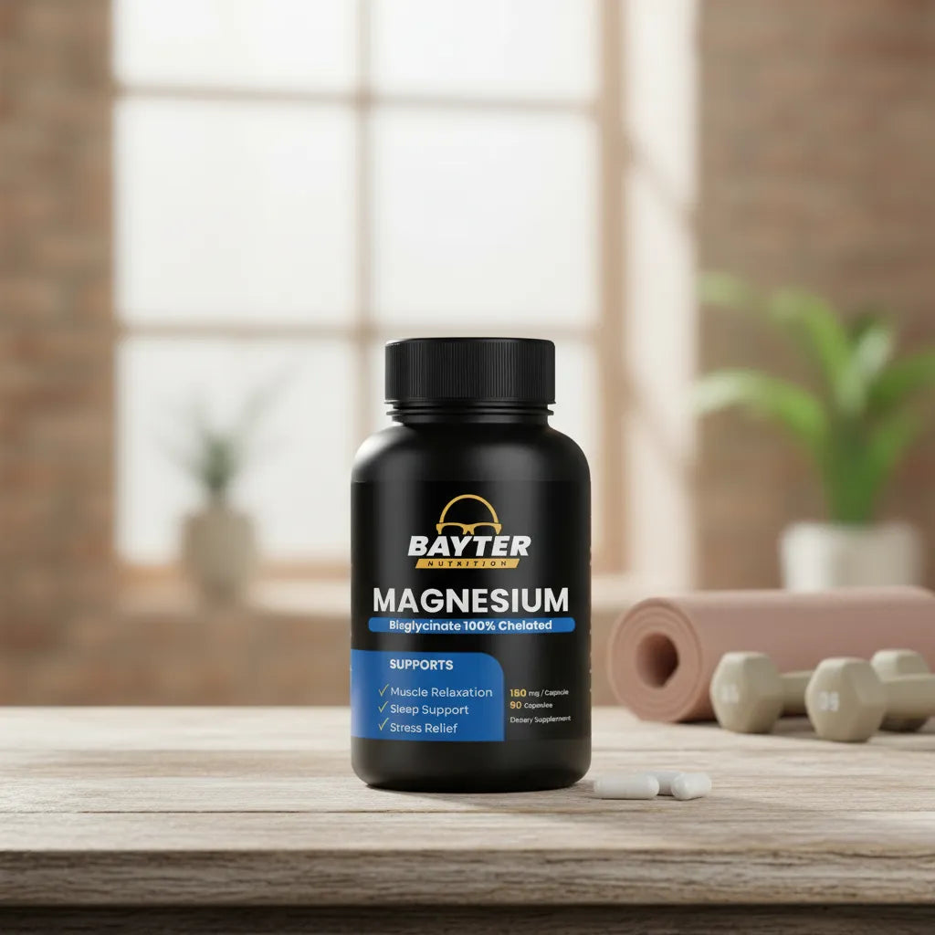 BAYTER MAGNESIUM: Alivio Articular + Vitamina D 100% Efectivo