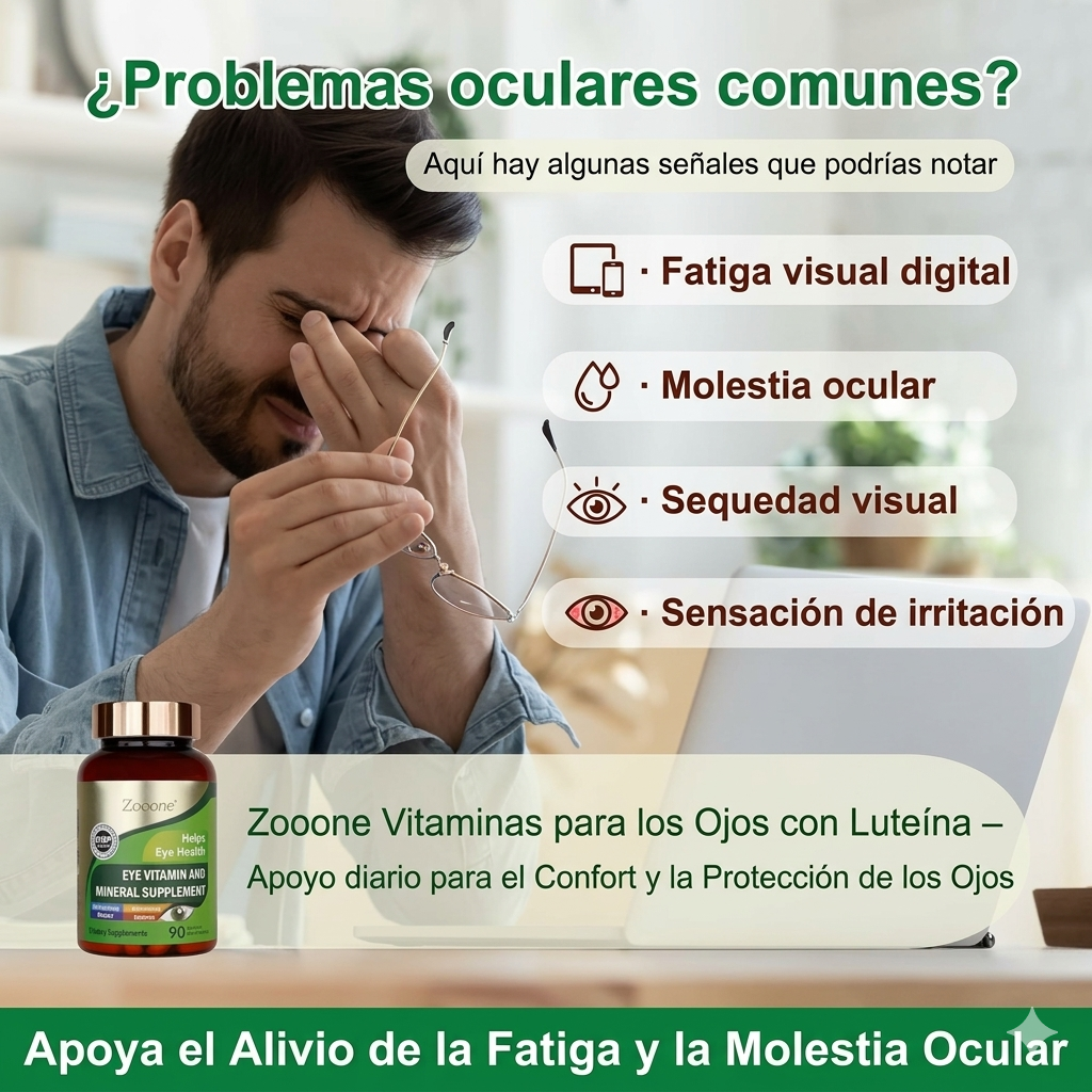 EYE VITAMIN AND MINERAL SUPPLEMENT: Tu Visión Cristalina y Protegida 100% Efectivo