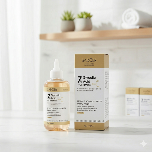 ÁCIDO GLICÓLICO AL 7%: LA SOLUCIÓN PERFECTA PARA LA PIEL CON QUERATOSIS 100% EFECTIVO