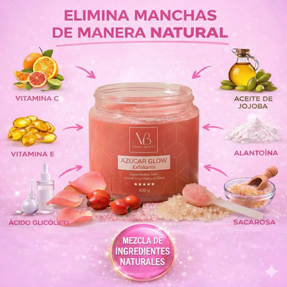 AZUCAR GLOW: Piel Luminosa Sin Manchas 100% Efectivo